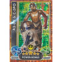 FAMOV4 - S46 - R2-D2 & C-3PO - Power- Bonus - Der Widerstand - Spezial Karte