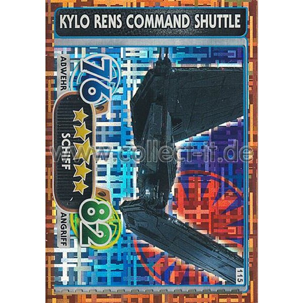 FAMOV4 EXTRA - 115 - Kylo Rens Command Shuttle - Erste Ordnung - Glitzer-Karte