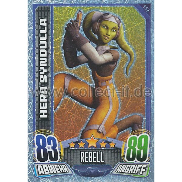 RA-157 - HERA SYNDULLA - Rebell - Glitzer-Karten