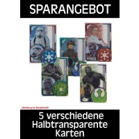 SWRO - Spar 1 - 5 verschiedene Halbtransparente Karten -...