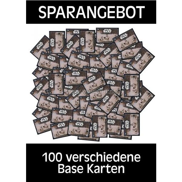 SWRO - Spar 6 - 100 verschiedene Base Karten - Deutsch - Star Wars - Rogue One