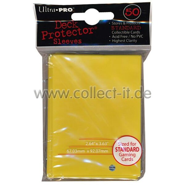 Ultra Pro - Deck Protector Sleeves - yellow