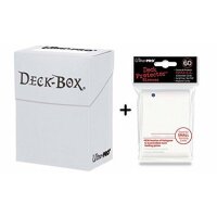 Ultra Pro Deck Box + 60 Deck Protector Sleeves - Weiss