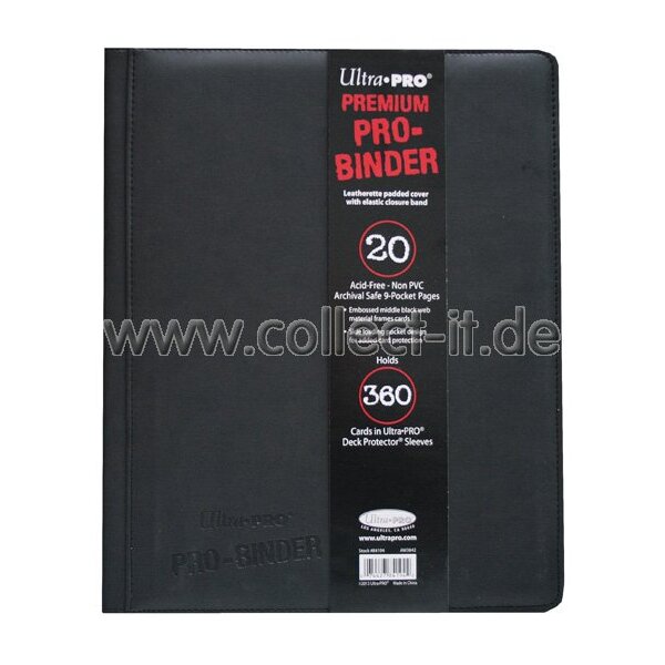 Ultra Pro Premium Pro-Binder - Sammelalbum DIN A4 Schwarz