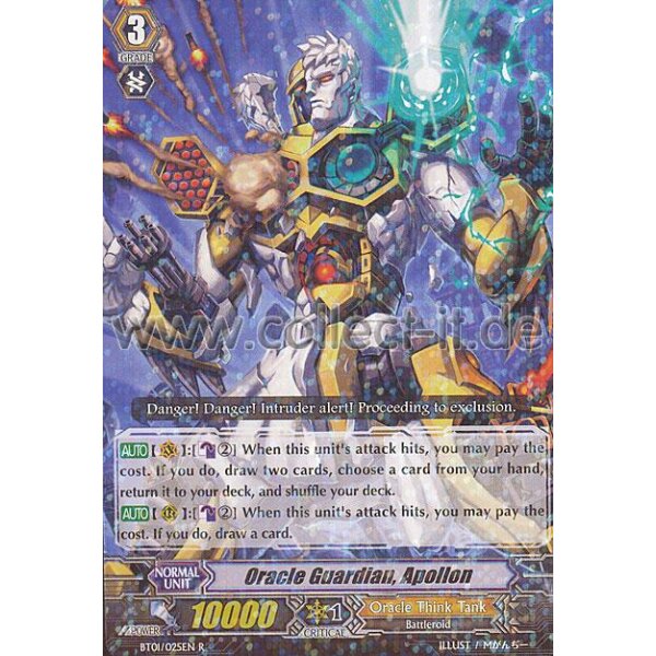 BT01/025 - Oracle Guardian, Apollon