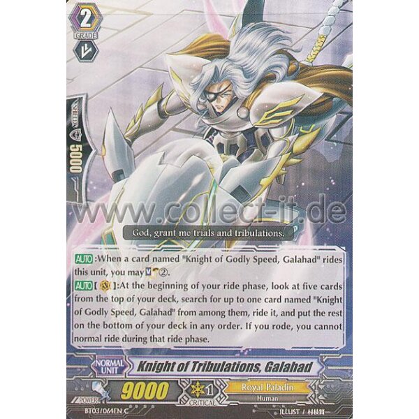 BT03/064 - Knight of Tribulations, Galahad