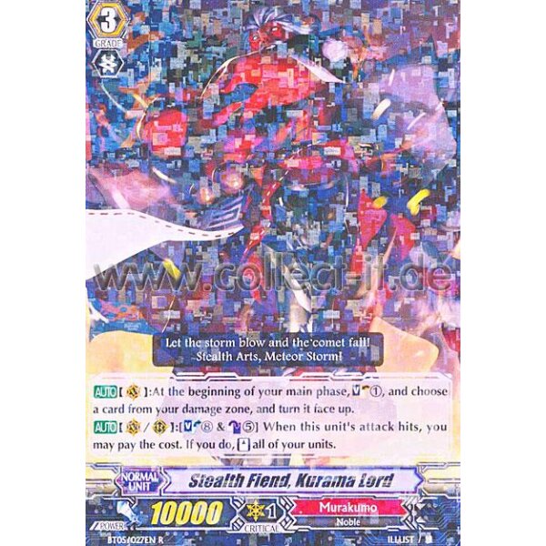 BT05/027 - Stealth Fiend, Kurama Lord