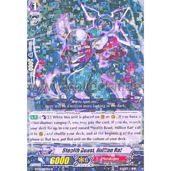 BT05/033 - Stealth Beast, Million Rat