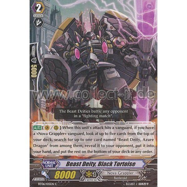 BT06/105 - Beast Deity, Black Tortoise