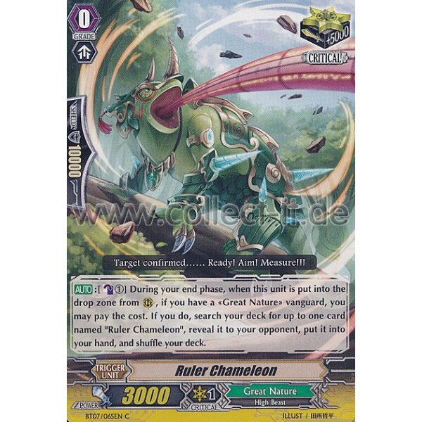 BT07/065 - Ruler Chameleon