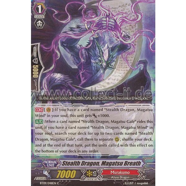 BT09/048 Stealth Dragon, Magatsu Breath