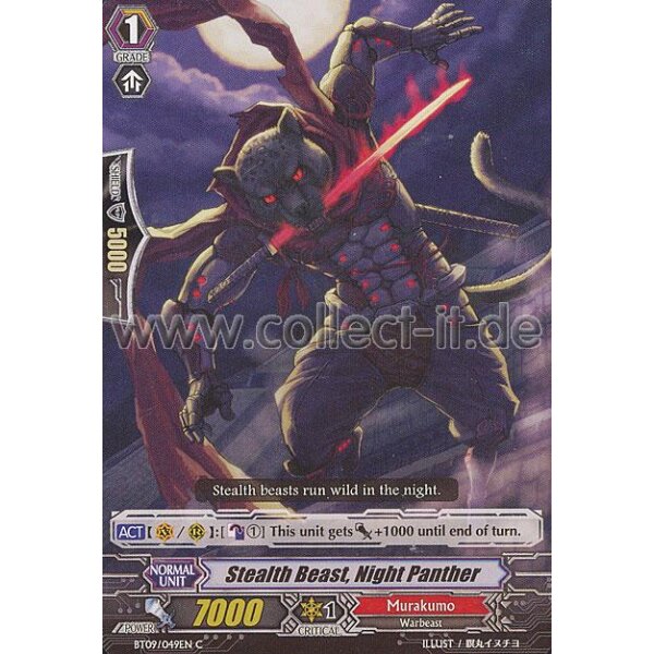 BT09/049 Stealth Beast, Night Panther