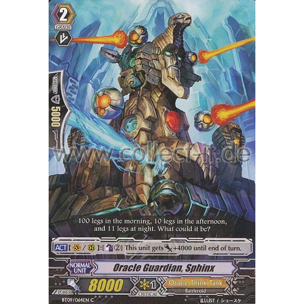 BT09/064 Oracle Guardian, Sphinx