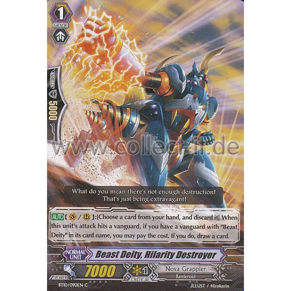 BT10/090 Beast Deity, Hilarity Destroyer