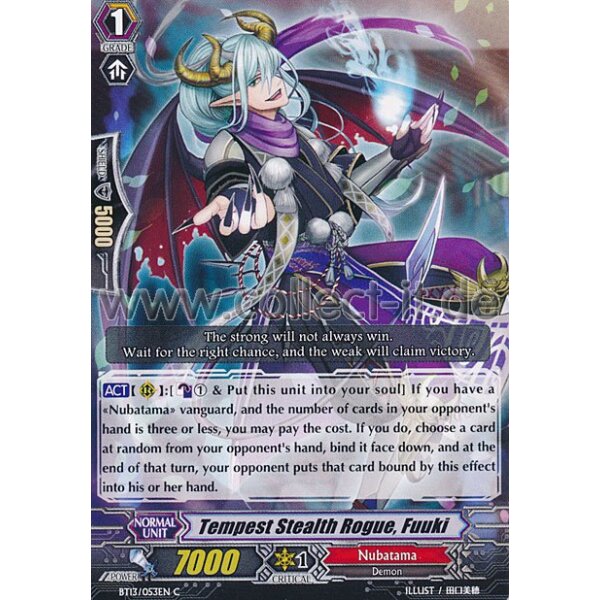 BT13/053 Tempest Stealth Rogue, Fuuki