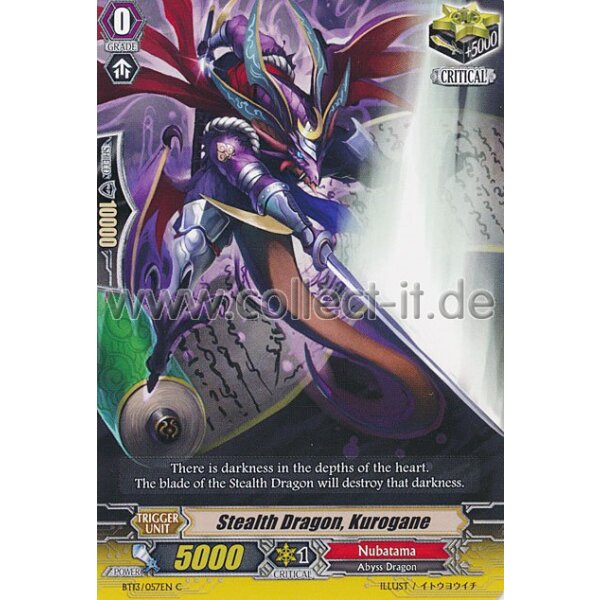 BT13/057 Stealth Dragon, Kurogane