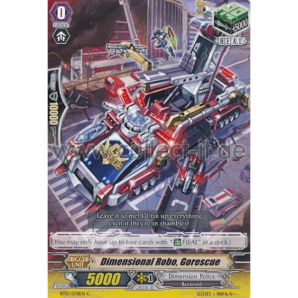 BT13/078 Dimensional Robo, Gorescue