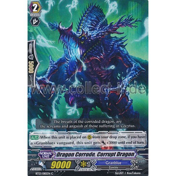 BT13/085 Dragon CoDouble Rareode, CoDouble Rareupt Dragon