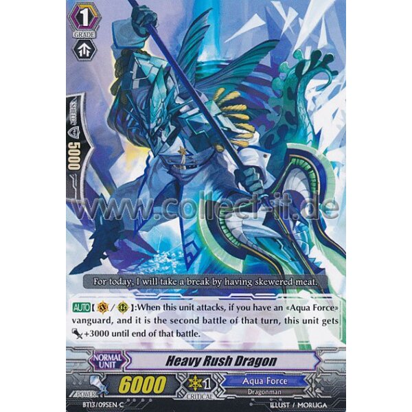 BT13/095 Heavy Rush Dragon