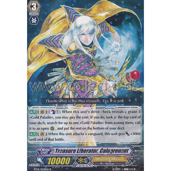 BT14/024 Treasure Liberator, Calogrenant