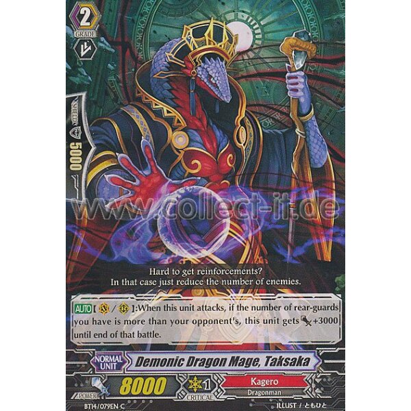 BT14/079 Demonic Dragon Mage, Taksaka