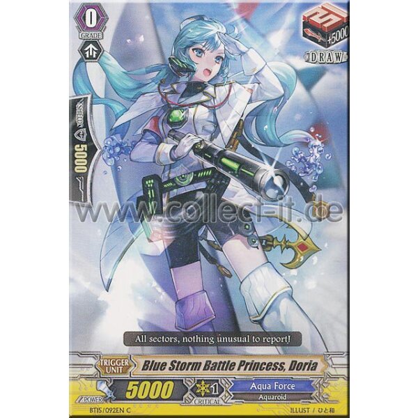 BT15/092 Blue Storm Battle Princess, Doria