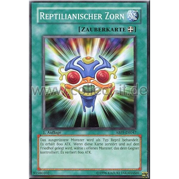 ABPF-DE047 Reptilianischer Zorn - 1. Auflage