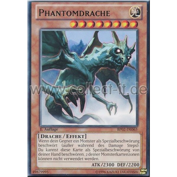 BP02-DE065 Phantomdrache - Rare - Schwarze Schrift