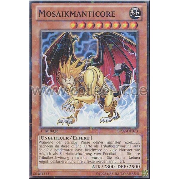 BP02-DE073 Mosaikmanticore - Mosaic Rare