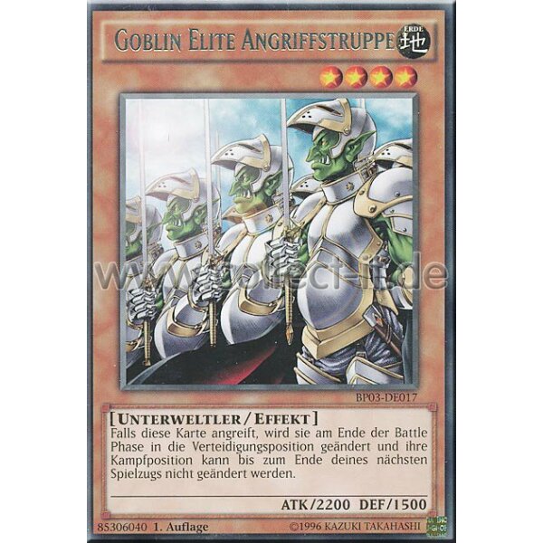 BP03-DE017 Goblin Elite Angriffstrupp - Rare