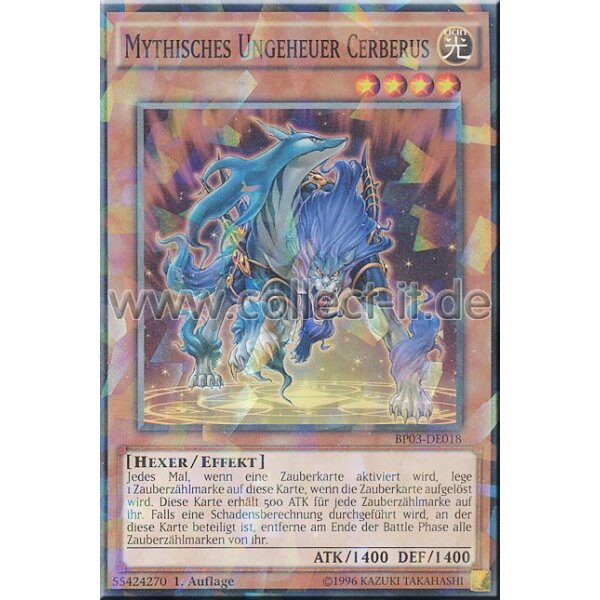 BP03-DE018 Mystisches Ungeheuer Cerberus - Shatterfoil