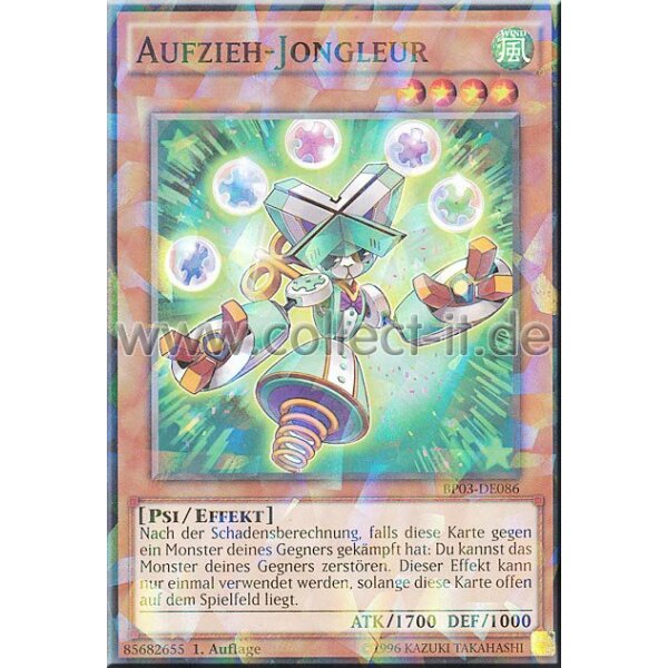 BP03-DE086 Aufzieh-Jongleur - Shatterfoil