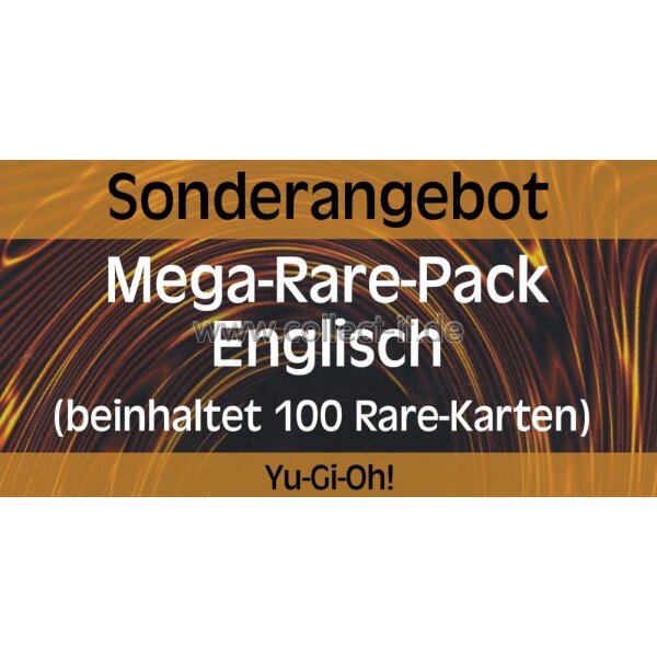 Mega-Rare-Pack - Englisch u. Deutsch (beinhaltet 100 Rare-Karten)