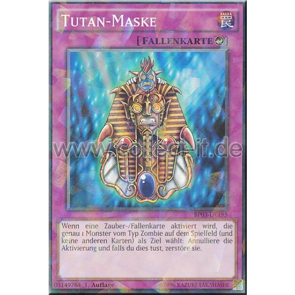 BP03-DE195 Tutan-Maske - Shatterfoil