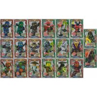LEGO Ninjago 2 (Serie 2) Alle 20 Mega Holo Karten - Deutsch
