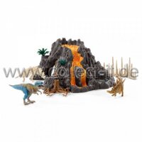 Schleich 42305 Dinosaurs - Riesenvulkan mit T-Rex