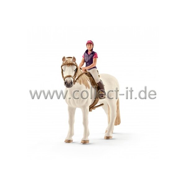 Schleich 42359 Horse Club - Freizeitreiterin mit Pferd