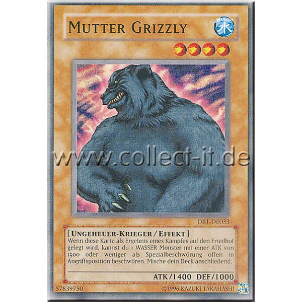 DB1-DE053 Mutter Grizzly