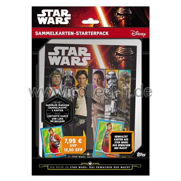 TOPPS - Star Wars - Journey to Star Wars - Starterpack - Deutsch