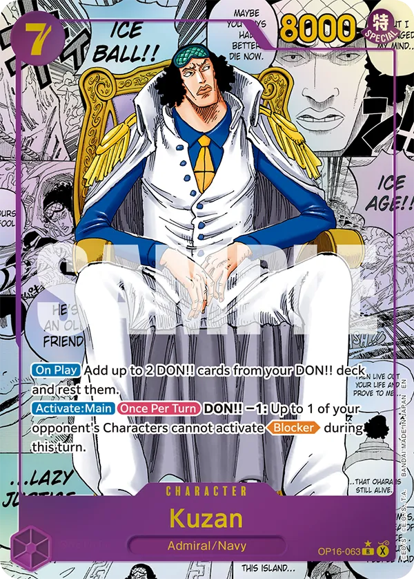 OP16 Kuzan Aokiji Super Alt Art