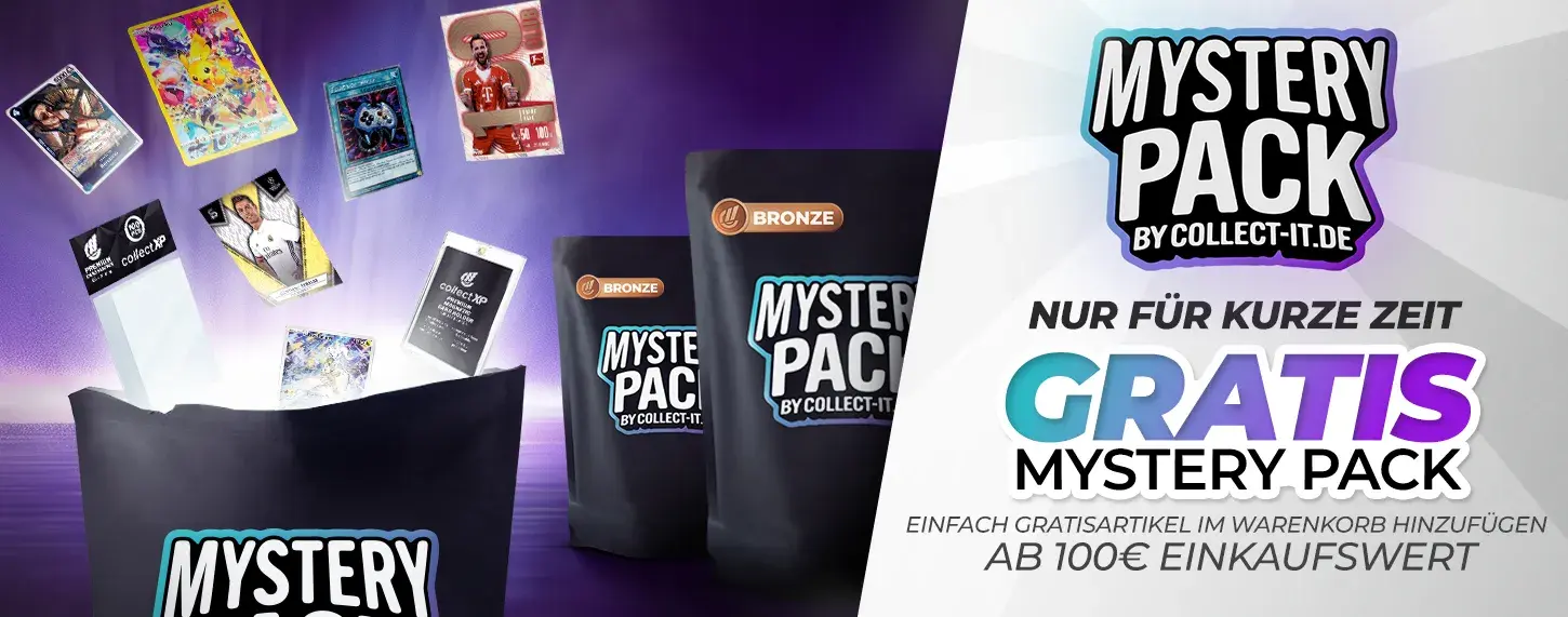 Nur für kurze Zeit: GRATIS Mystery Pack ab 100 € Bestellwert (einfach im Warenkorb hinzufügen)